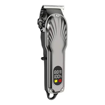 Professional Hair Clipper Shaving Machine High Power Adjustable Cordless Hair Clipper 0 Gap Trimmer Hair Cutting Machine PET.