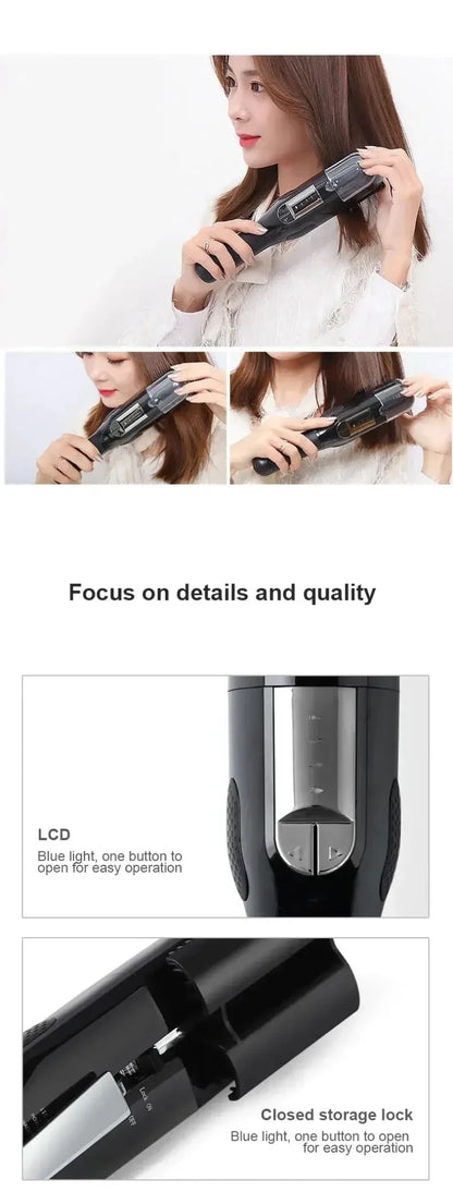 Professional Split Ends Hair Trimmer Dry Damaged Remover Automatic Trim Split Women Cordless Hair Cutting Machine Hair Clipper.