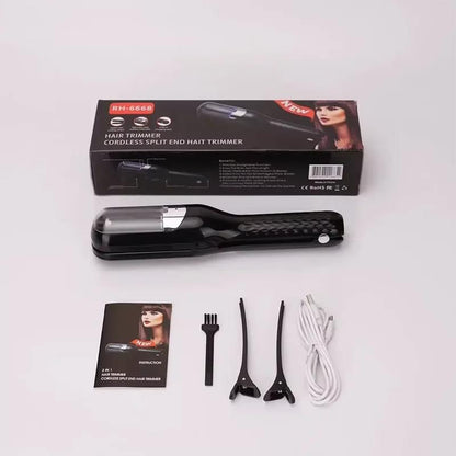 Professional Split Ends Hair Trimmer Dry Damaged Remover Automatic Trim Split Women Cordless Hair Cutting Machine Hair Clipper.