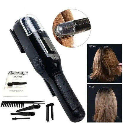 Professional Split Ends Hair Trimmer Dry Damaged Remover Automatic Trim Split Women Cordless Hair Cutting Machine Hair Clipper.