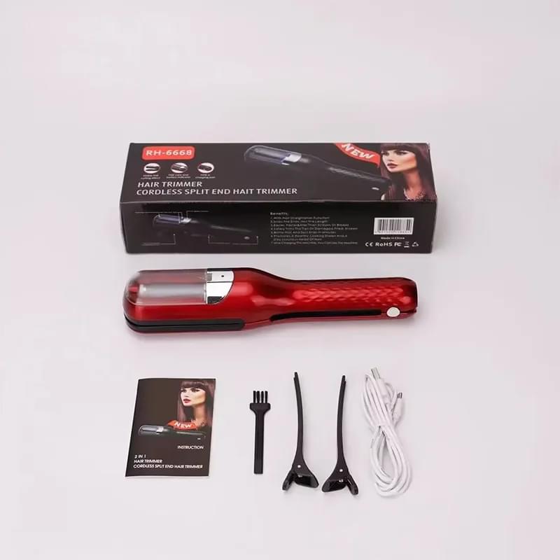 Professional Split Ends Hair Trimmer Dry Damaged Remover Automatic Trim Split Women Cordless Hair Cutting Machine Hair Clipper.