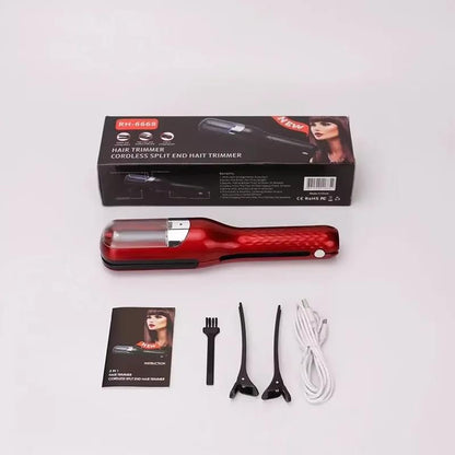 Professional Split Ends Hair Trimmer Dry Damaged Remover Automatic Trim Split Women Cordless Hair Cutting Machine Hair Clipper.