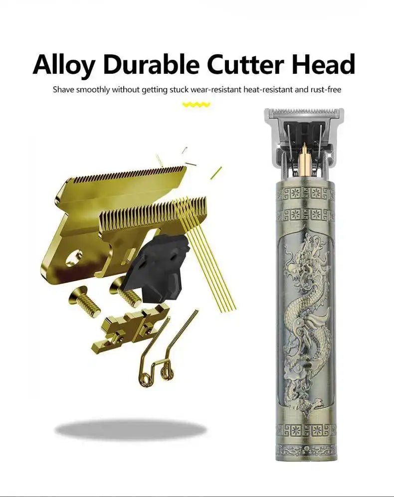 Retro T9 Original Haircutting Machine Set Jackets Trimmer Men's Electric Shaver Male Lence Pro Barber Shaver for Sensitive Areas.