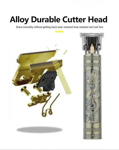 Retro T9 Original Haircutting Machine Set Jackets Trimmer Men's Electric Shaver Male Lence Pro Barber Shaver for Sensitive Areas.