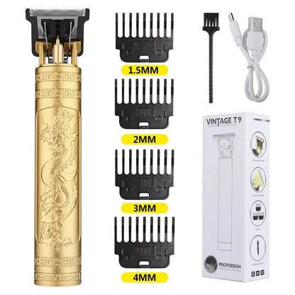 Retro T9 Original Haircutting Machine Set Jackets Trimmer Men's Electric Shaver Male Lence Pro Barber Shaver for Sensitive Areas - Lux Mart London