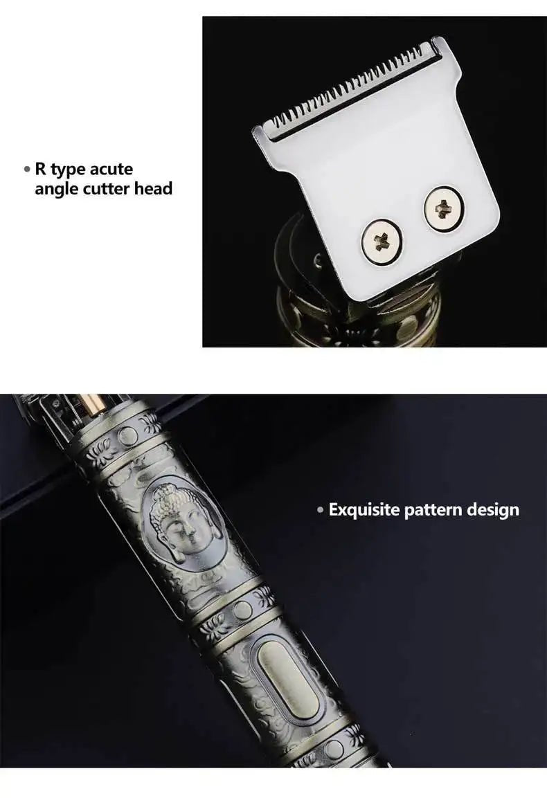 Retro T9 Original Haircutting Machine Set Jackets Trimmer Men's Electric Shaver Male Lence Pro Barber Shaver for Sensitive Areas.