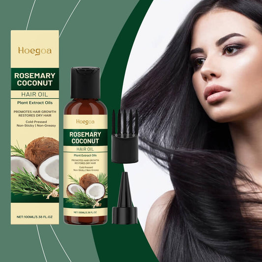 Rosemary Coconut Hair Oil Nourishing Moisturizing Fragrance Care Hair Care.