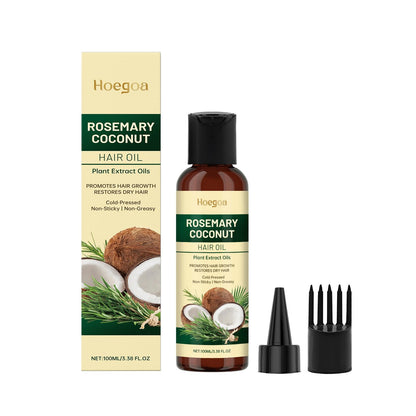 Rosemary Coconut Hair Oil Nourishing Moisturizing Fragrance Care Hair Care.