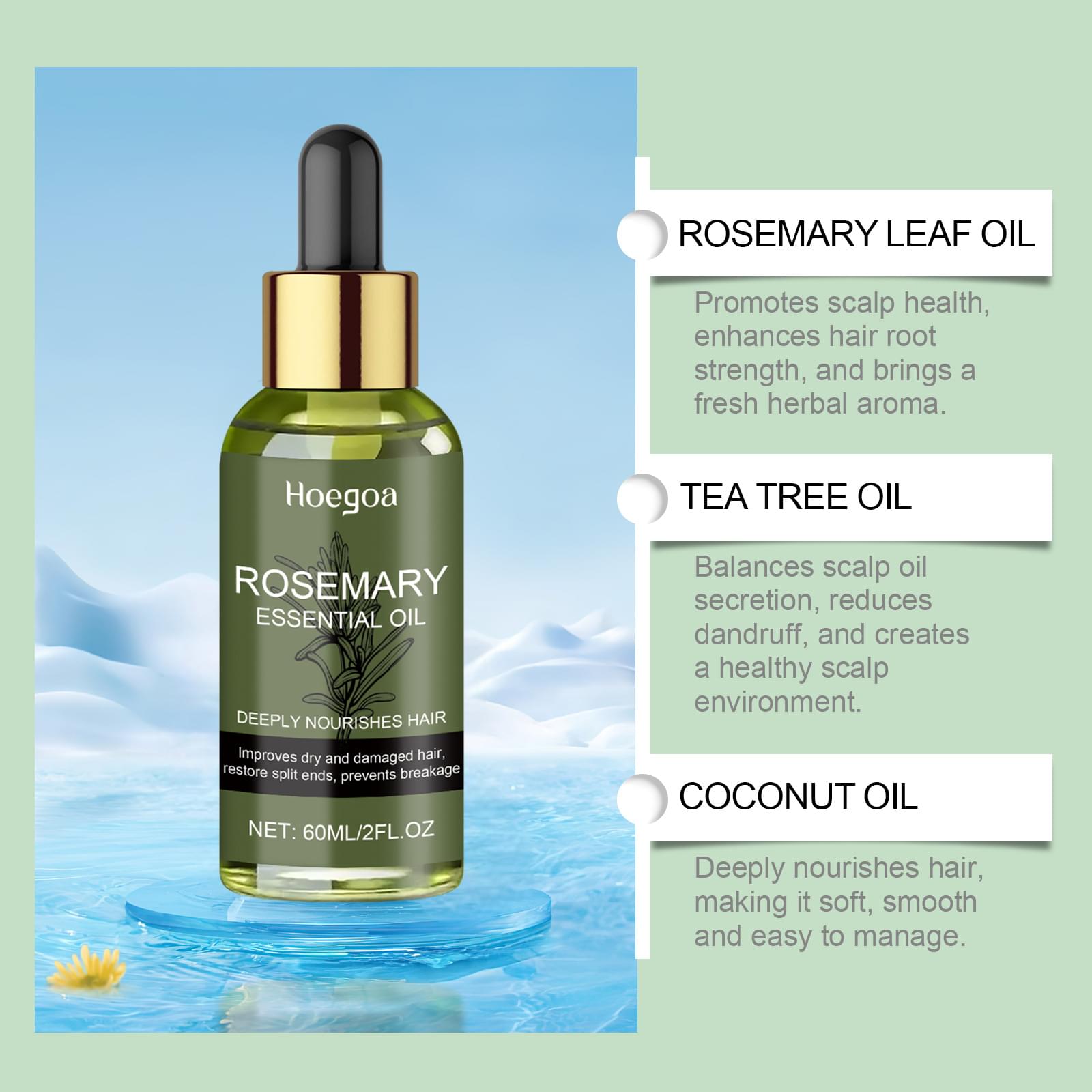 Rosemary Hair Care Oil Nourishes Moisturizing Repair.