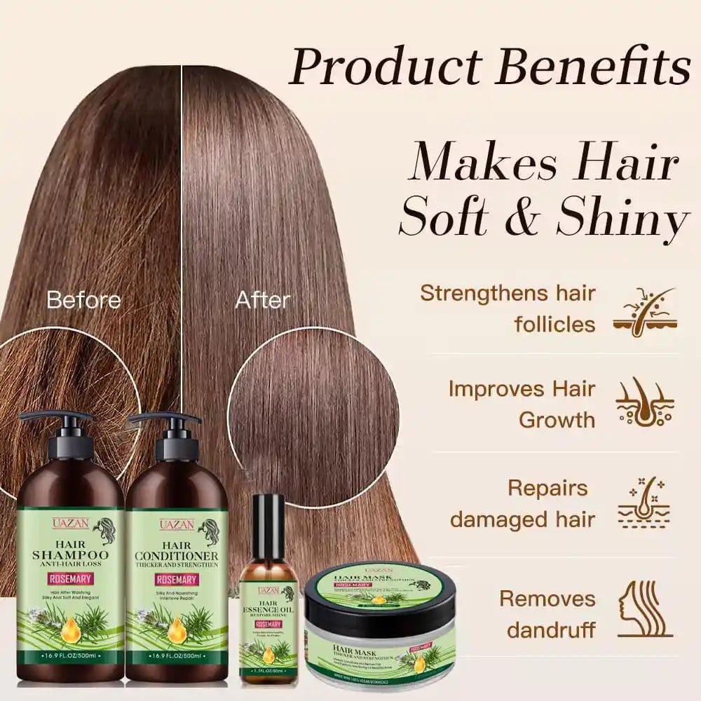 Rosemary Shampoo And Conditioner Set.