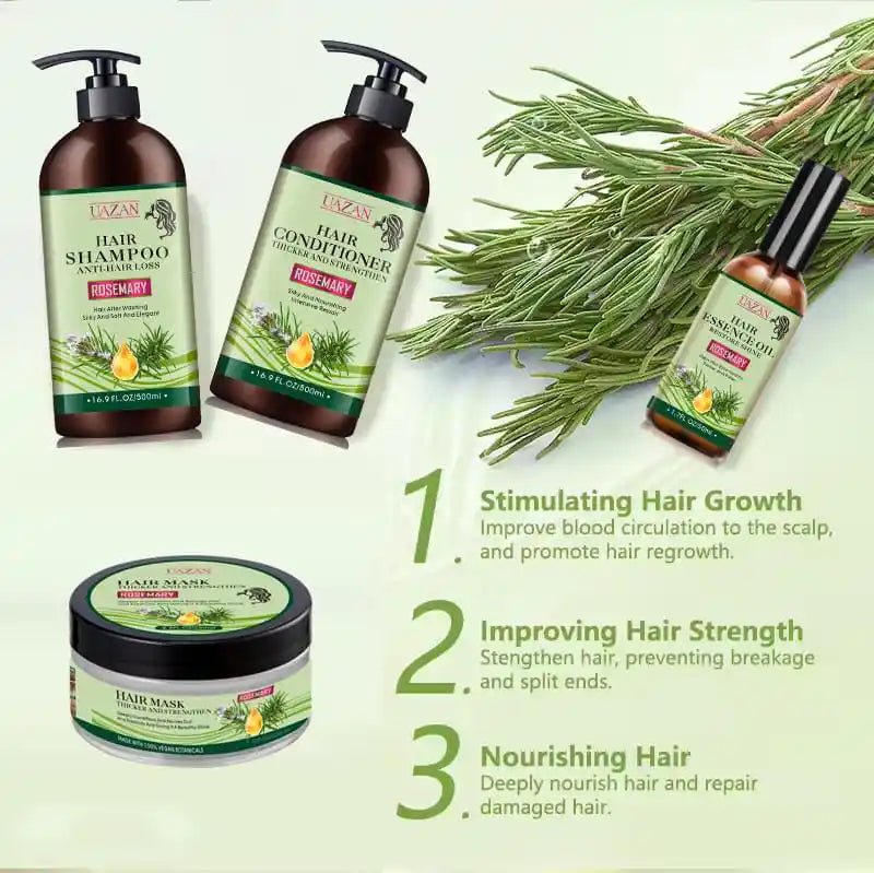 Rosemary Shampoo And Conditioner Set.