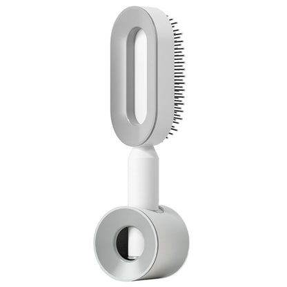 Self Cleaning Hair Brush For Women One-key Cleaning Hair Loss Airbag Massage Scalp Comb Anti-Static Hairbrush.