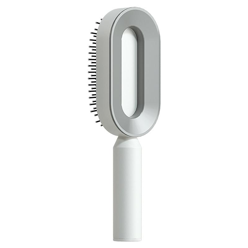 Self Cleaning Hair Brush For Women One-key Cleaning Hair Loss Airbag Massage Scalp Comb Anti-Static Hairbrush.