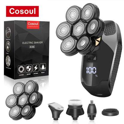 Shaver for Men Electric Shaver Powerful Bald Head Shaver Beard Shaving Machine For Men Razor Husband Gift Boyfriend.