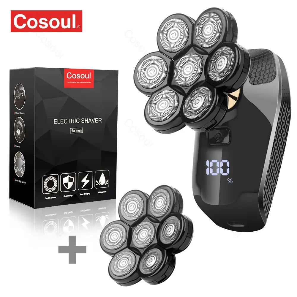 Shaver for Men Electric Shaver Powerful Bald Head Shaver Beard Shaving Machine For Men Razor Husband Gift Boyfriend.