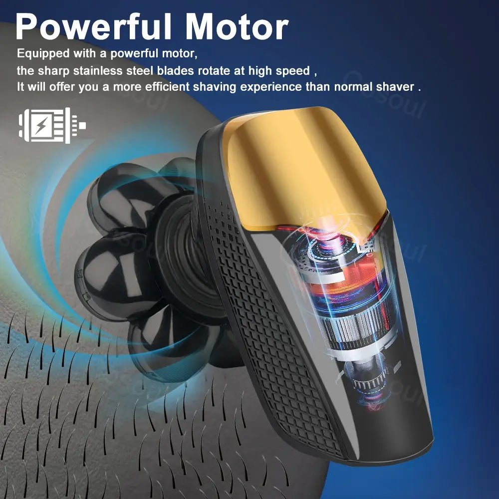 Shaver for Men Electric Shaver Powerful Bald Head Shaver Beard Shaving Machine For Men Razor Husband Gift Boyfriend.