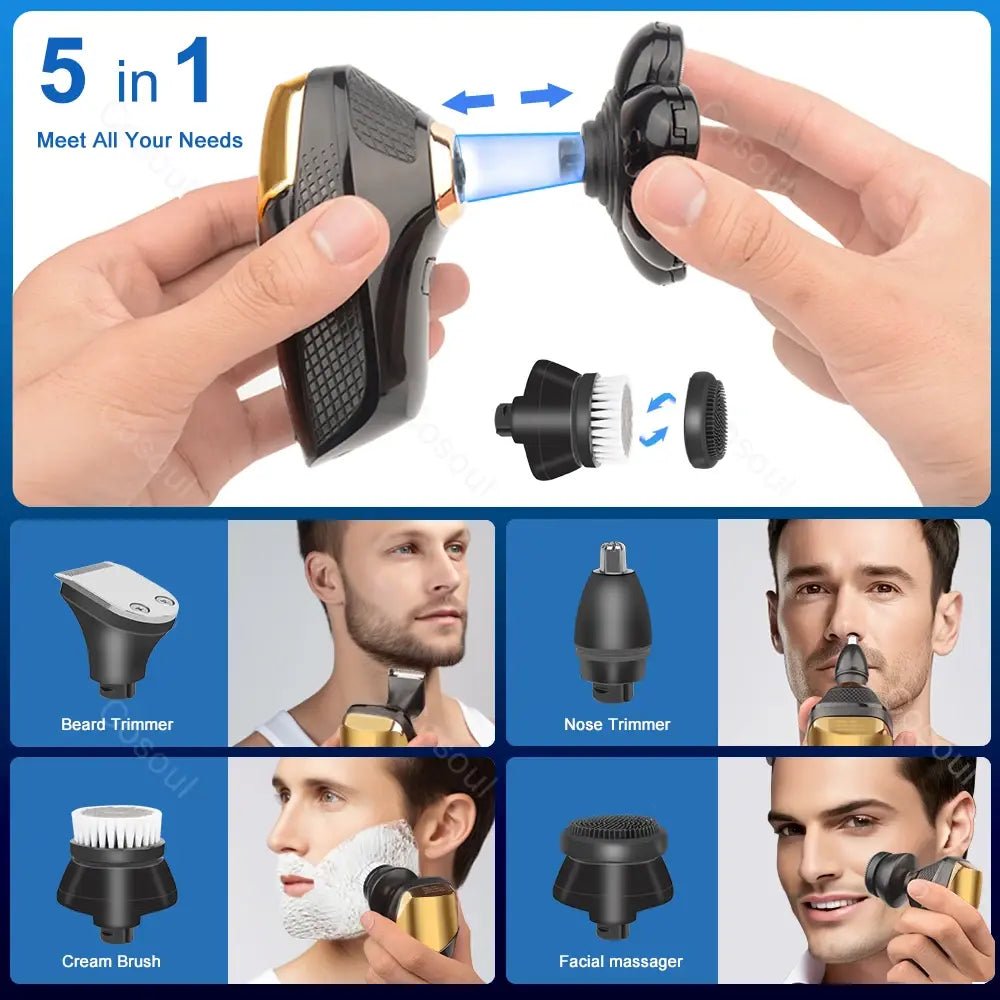 Shaver for Men Electric Shaver Powerful Bald Head Shaver Beard Shaving Machine For Men Razor Husband Gift Boyfriend.