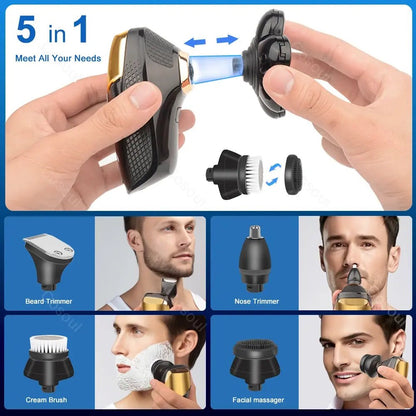 Shaver for Men Electric Shaver Powerful Bald Head Shaver Beard Shaving Machine For Men Razor Husband Gift Boyfriend.
