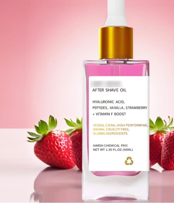 Skin Care Deep Moisturizing Oil After Hair Removal.