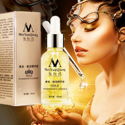 Skin Care Pure 24K Gold Day Cream Anti Wrinkle Face Care Anti Aging Collagen Whitening Moisturizing Hyaluronic Acid.
