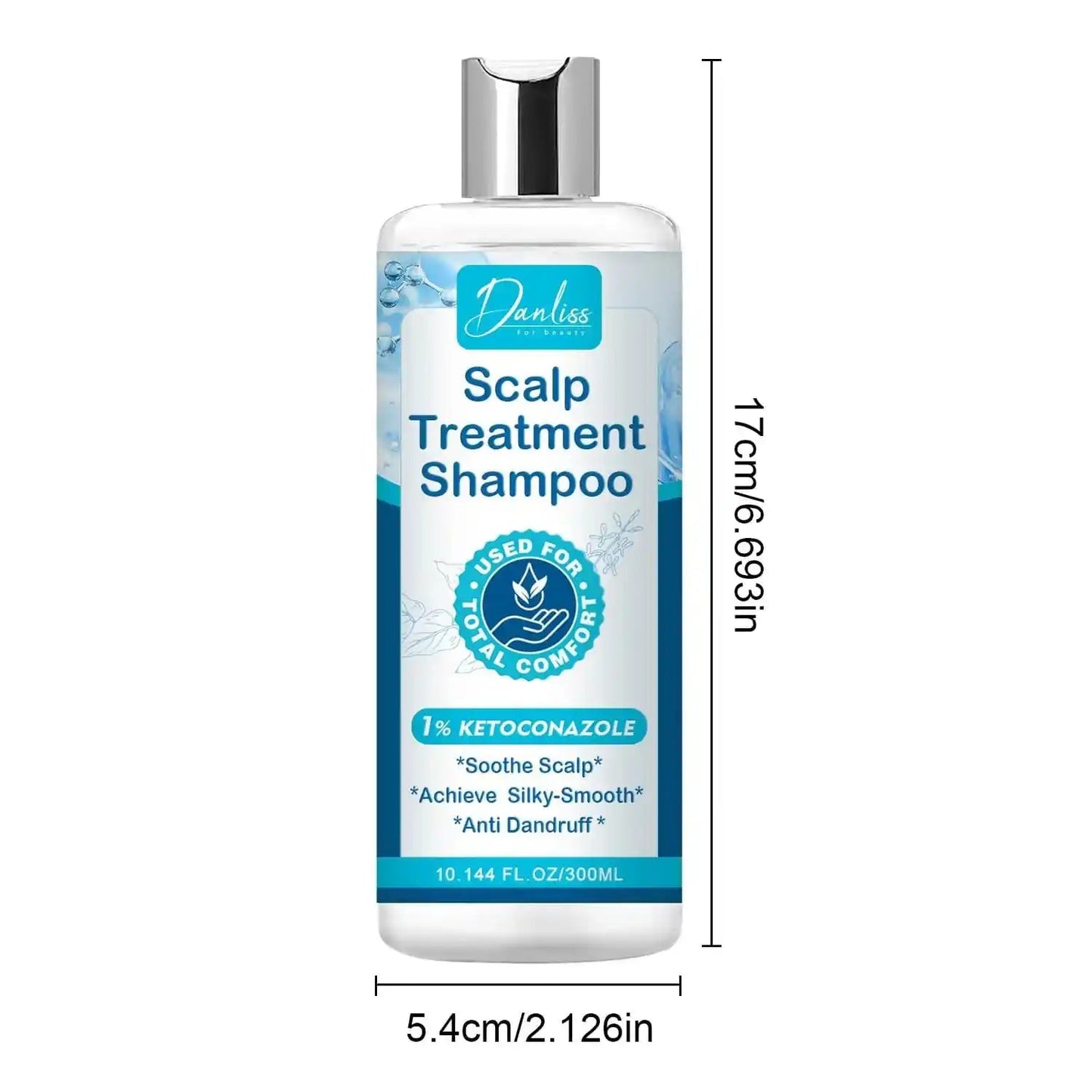 Soothing Scalp And Hair, Lightweight And Strong Hair Texture, Anti Itch And Dandruff Shampoo.