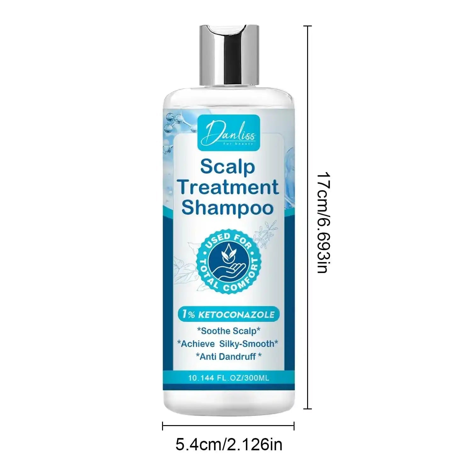 Soothing Scalp And Hair, Lightweight And Strong Hair Texture, Anti Itch And Dandruff Shampoo.