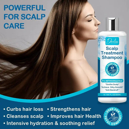 Soothing Scalp And Hair, Lightweight And Strong Hair Texture, Anti Itch And Dandruff Shampoo.