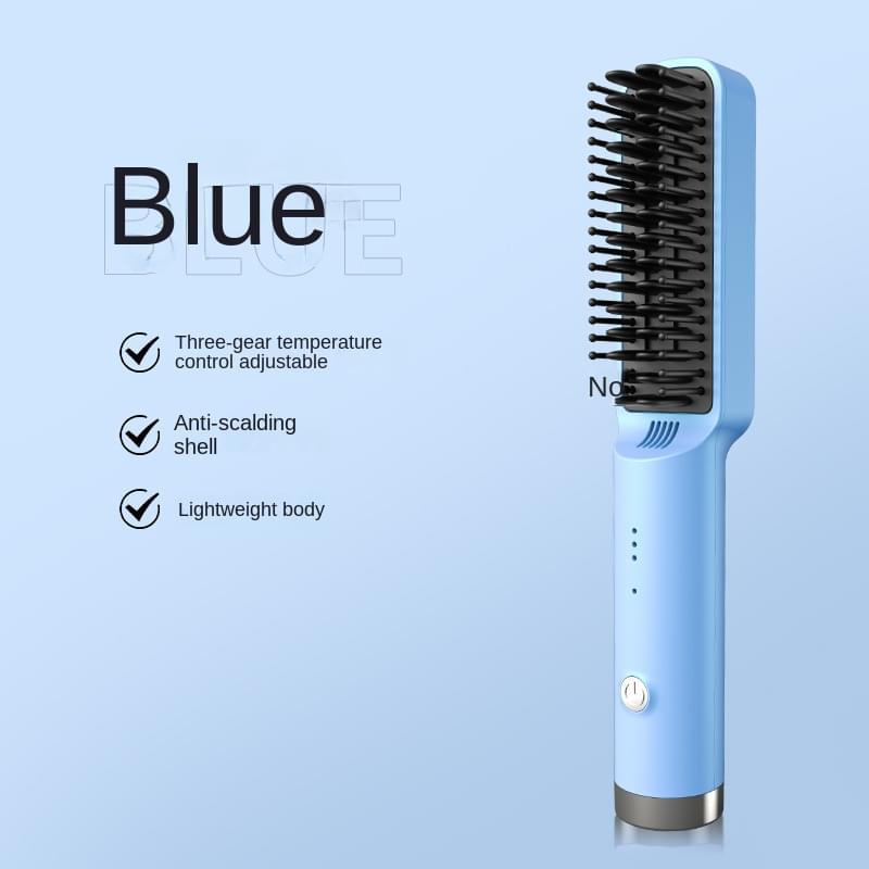 Straight Hair Comb Electric Hot Comb Straight Curly Hair Two-in-one Comb Three-speed Temperature For Different Needs.