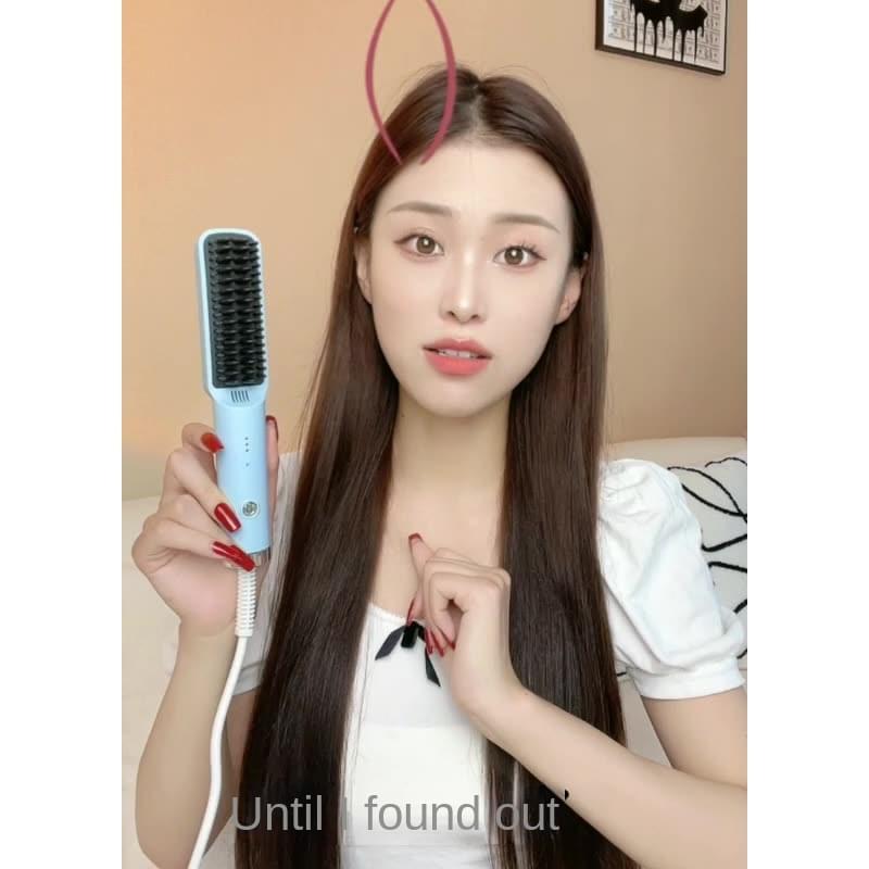 Straight Hair Comb Electric Hot Comb Straight Curly Hair Two-in-one Comb Three-speed Temperature For Different Needs.