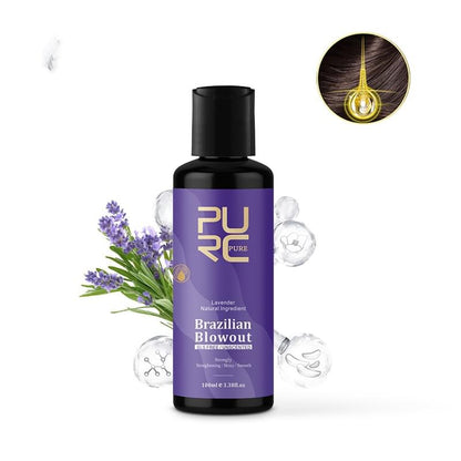 Straightening Softening Repair Manic Lavender Brazilian Hair Treatment Oil.