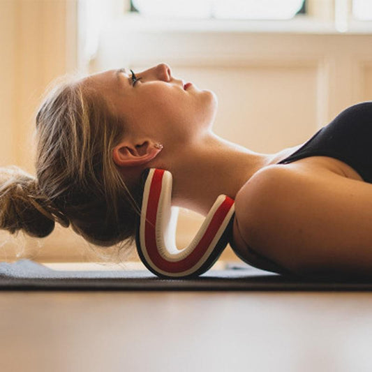 Stretching massager orthosis.