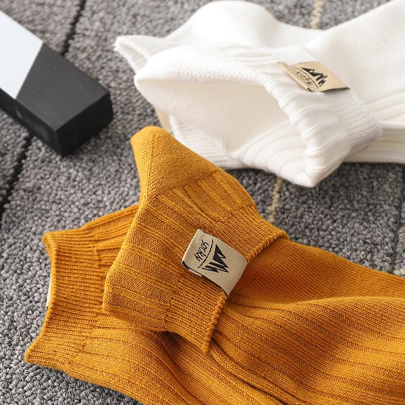 Summer Thin And All-matching Socks Polyester Cotton Low Top.