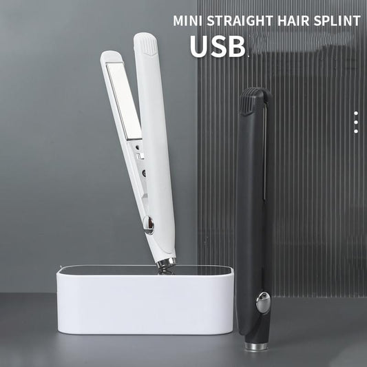 Usb Interface Mini Hair Curler And Straightener Dual-use Hair Curler.