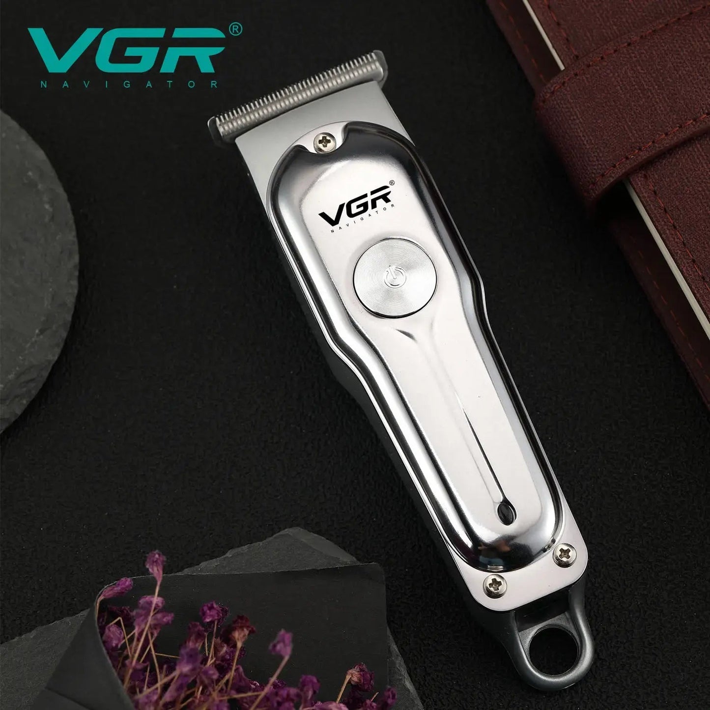 VGR 071 Hair Trimmer Professional Hair Clipper Rechargeable Hair Cutting Machine T-Blade Cordless Portable Trimmer for Men.
