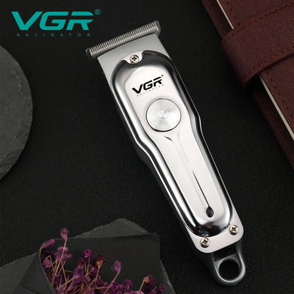 VGR 071 Hair Trimmer Professional Hair Clipper Rechargeable Hair Cutting Machine T-Blade Cordless Portable Trimmer for Men.