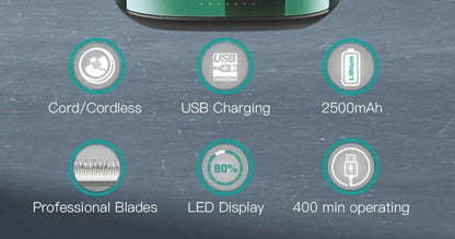 VGR Long Life Hair Trimmer Powerful Power Hair Trimmer Set for Men with Base series hair trimmer.