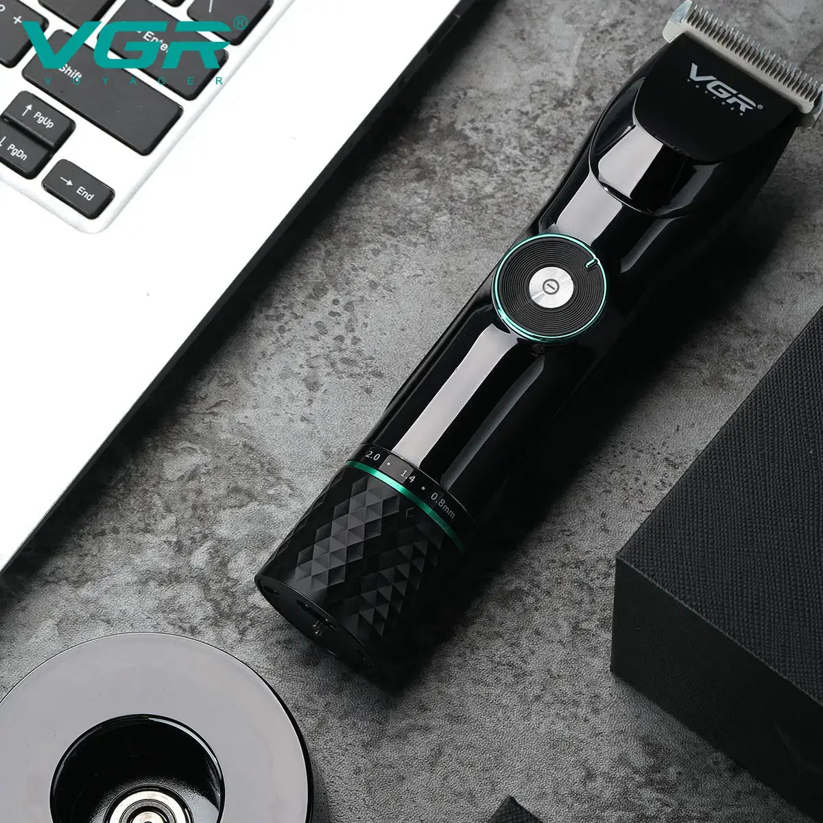 VGR Long Life Hair Trimmer Powerful Power Hair Trimmer Set for Men with Base series hair trimmer.