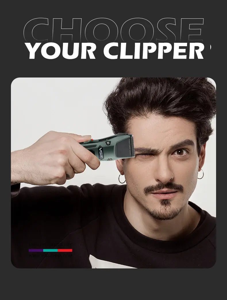 VGR Long Life Hair Trimmer Powerful Power Hair Trimmer Set for Men with Base series hair trimmer.
