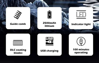 VGR Long Life Hair Trimmer Powerful Power Hair Trimmer Set for Men with Base series hair trimmer.