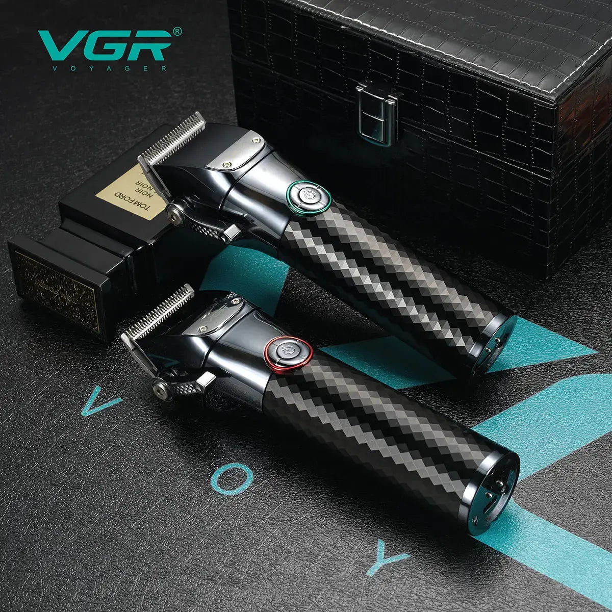 VGR Long Life Hair Trimmer Powerful Power Hair Trimmer Set for Men with Base series hair trimmer.