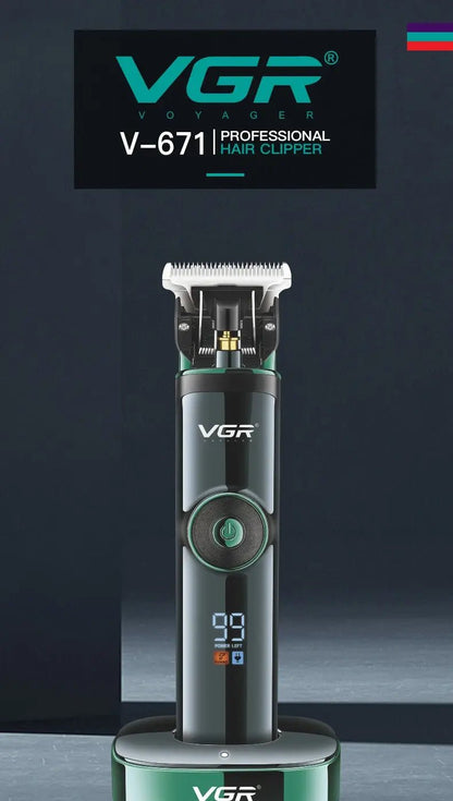 VGR Long Life Hair Trimmer Powerful Power Hair Trimmer Set for Men with Base series hair trimmer.