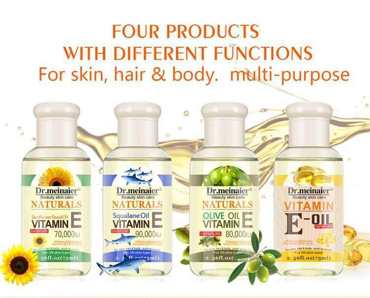 Vitamin E Synthesis Oil Facial Body Hair Care Essential Oil Natural Moisturizing Vegetable.