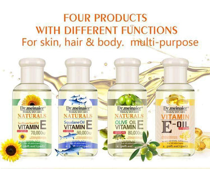 Vitamin E Synthesis Oil Facial Body Hair Care Essential Oil Natural Moisturizing Vegetable.