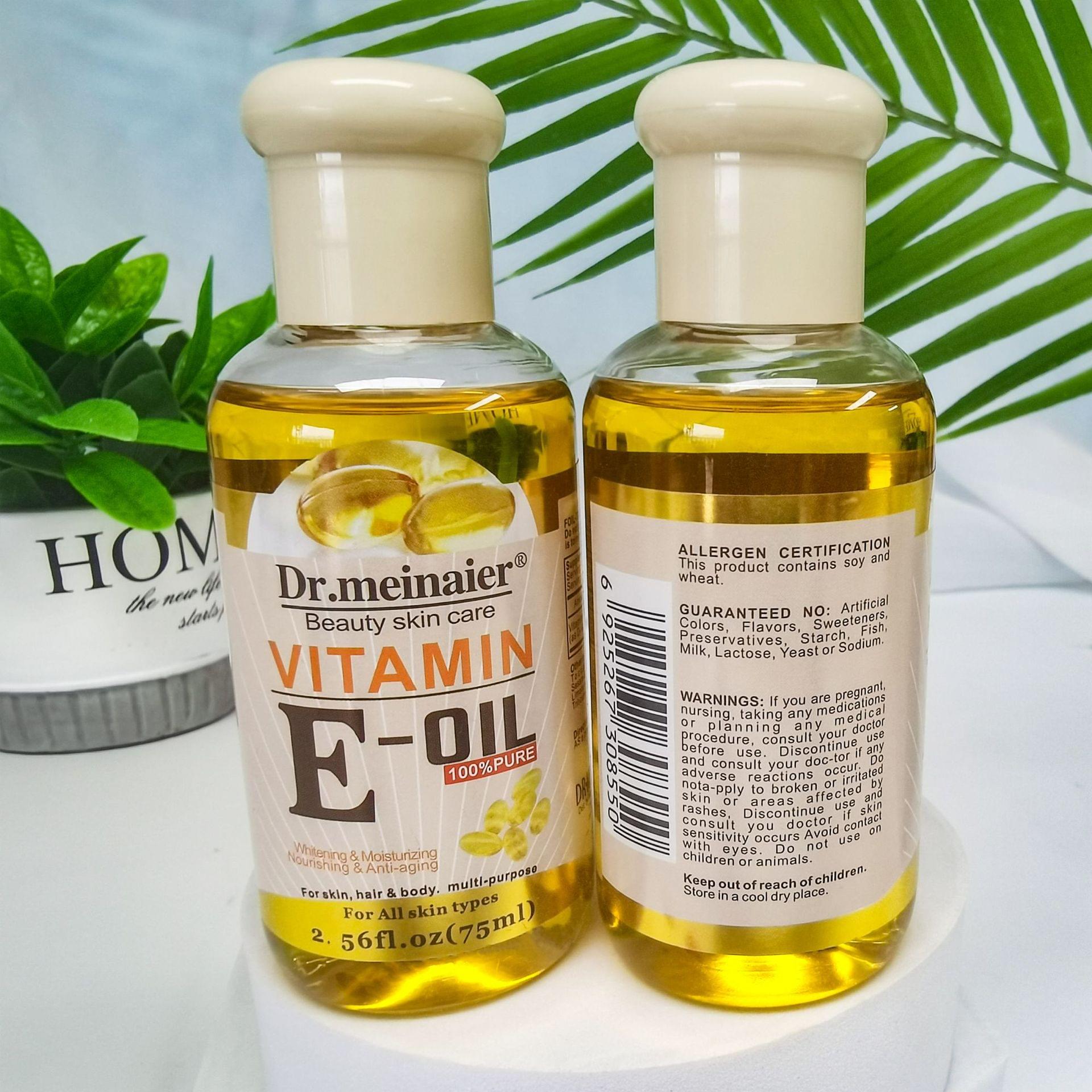 Vitamin E Synthesis Oil Facial Body Hair Care Essential Oil Natural Moisturizing Vegetable.