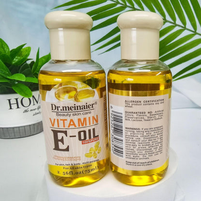 Vitamin E Synthesis Oil Facial Body Hair Care Essential Oil Natural Moisturizing Vegetable.