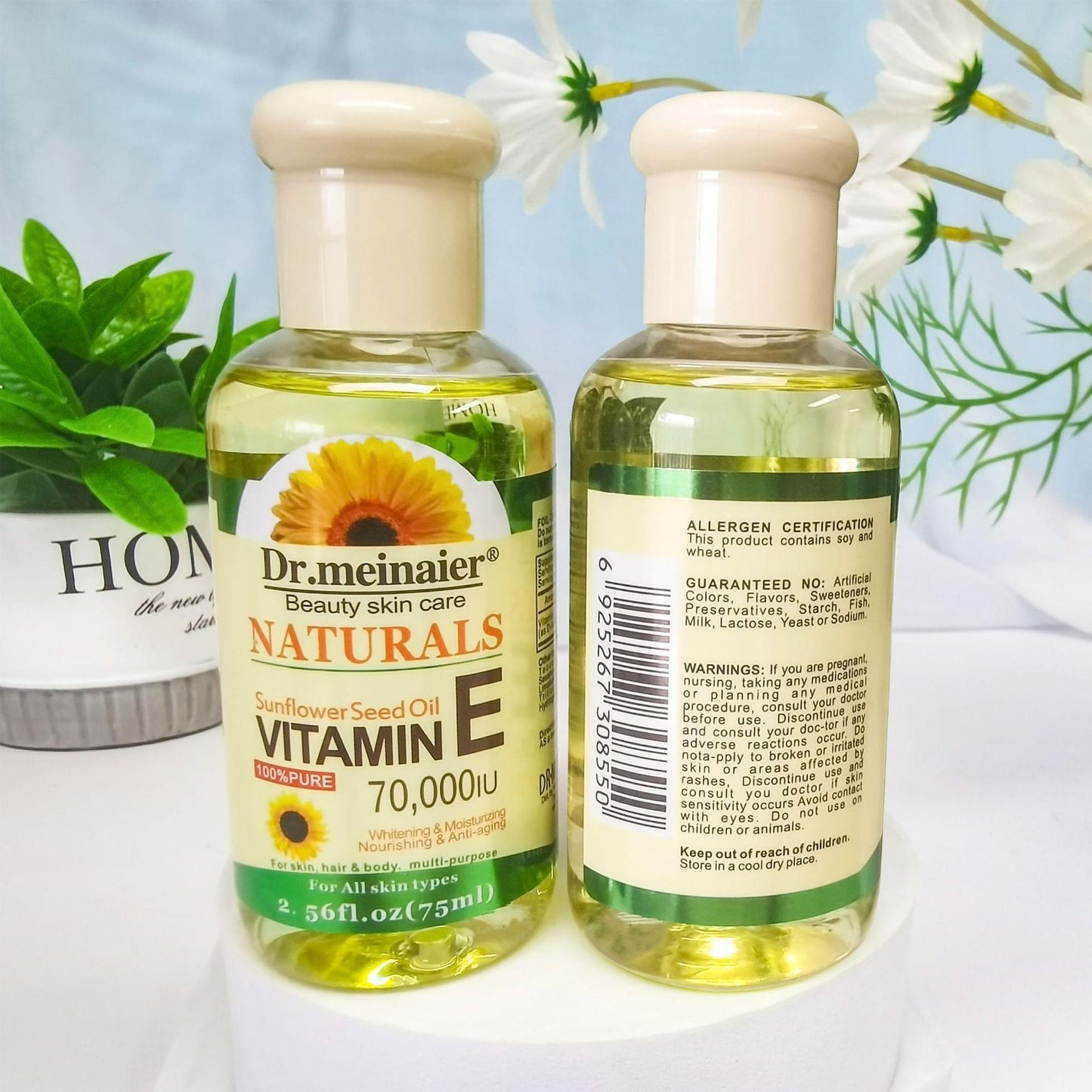 Vitamin E Synthesis Oil Facial Body Hair Care Essential Oil Natural Moisturizing Vegetable.