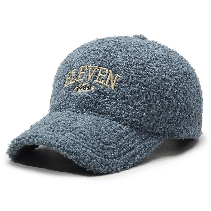Winter Lambskin Thickened Warm Baseball Cap.