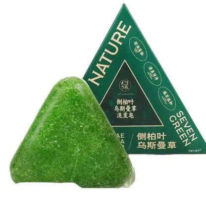 Xinjiang Wusi Cypress Leaf Shampoo Soap.