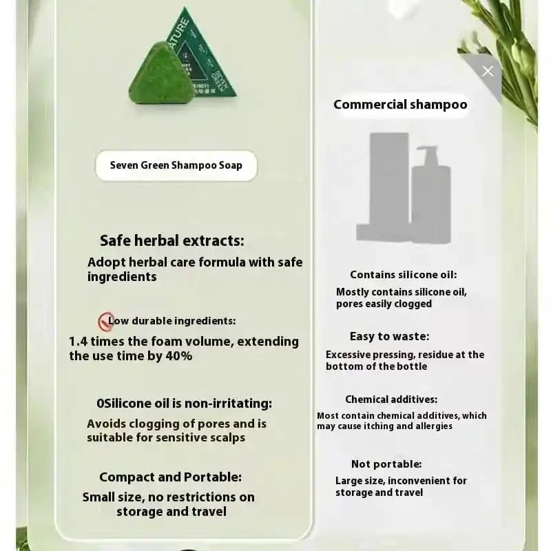 Xinjiang Wusi Cypress Leaf Shampoo Soap.